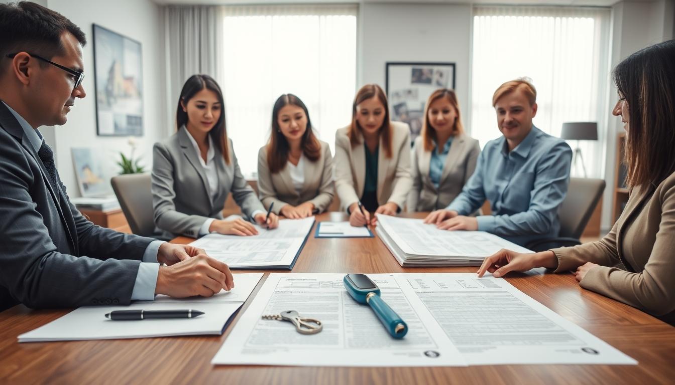 Property settlement documents and transfer review